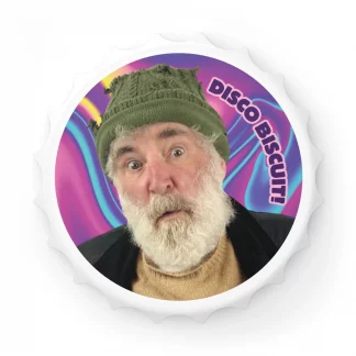 Disco Biscuit! Fridge Magnet Bottle Opener