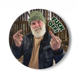 F Off! Ceramic Coaster