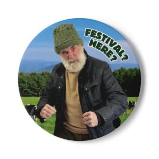 Festival? Here? Ceramic Coaster