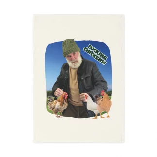 Chickens! Cotton Tea Towel