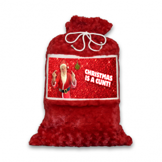 Christmas Is A C…! Santa Sack (Red Sparkle)